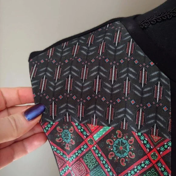 [SOLD] Desigual Birmania Woven Sleeveless Geometric Design Shift Dress - Picture 5 of 16